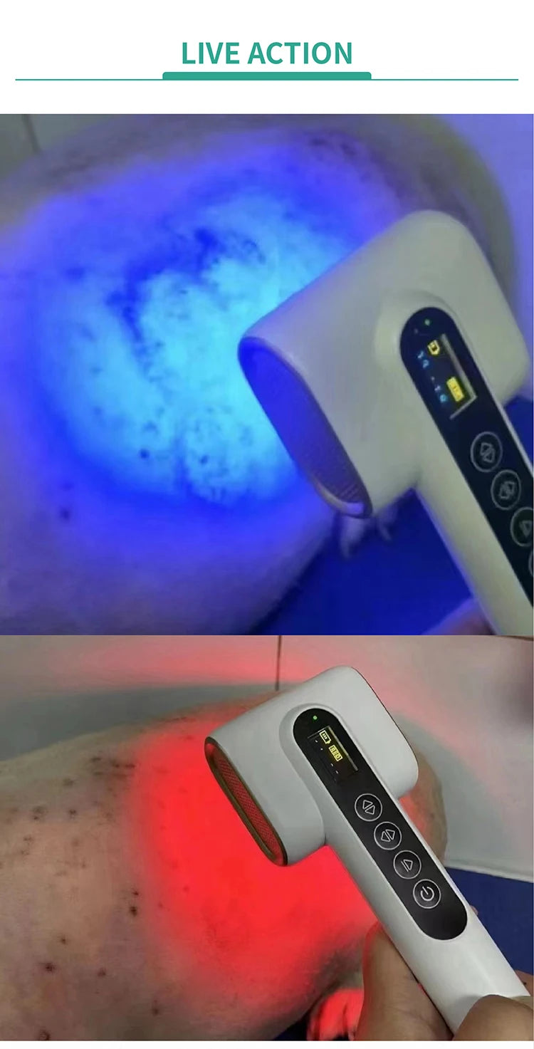 Vets Pet Care Equipment Red and Blue Light Therapy for Dogs and Cats Veterinary Instrument