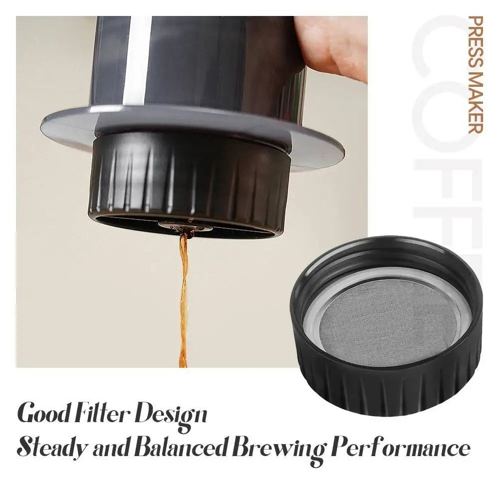 Espresso Coffee Maker Portable Cafe French Press CafeCoffee Pot For AeroPress Machine with 50pcs Filters Paper Kit Barista Tools