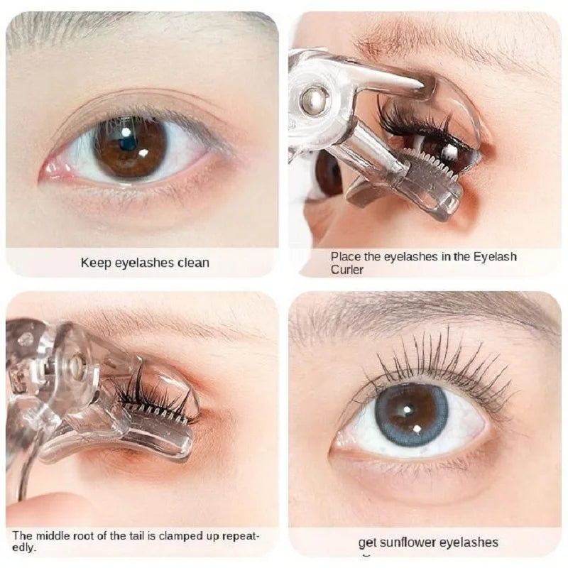 Beginner Makeup Tool Eyelash Curler Waterproof Natural False Eyelash Curler