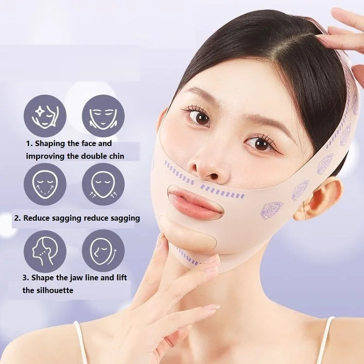 Slimming Double Chin Mask Double Chin Face Sheath Face Bandage Lifting Visage Band Slimming Double Chin Mask LBHL02
