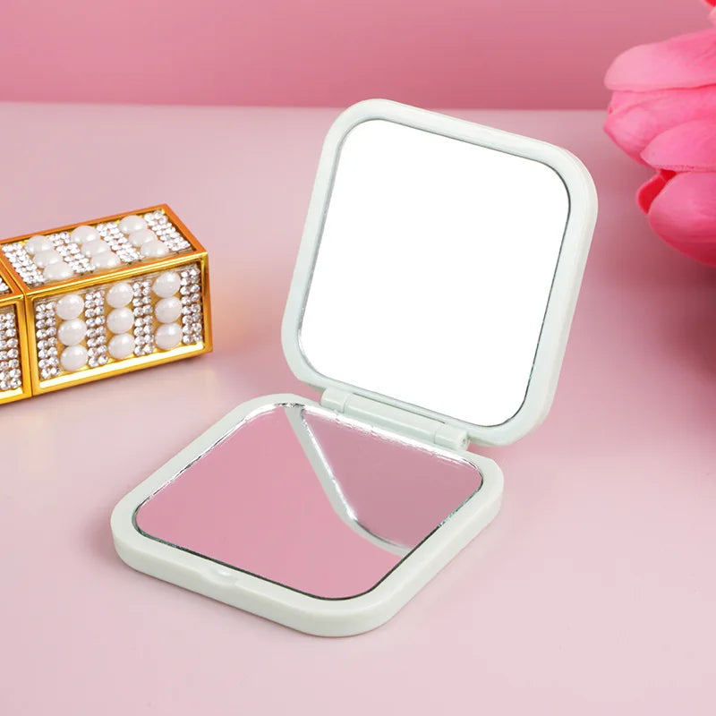 Round Mini Makeup Mirror Dustproof Small Makeup Mirror Gift For Birthday