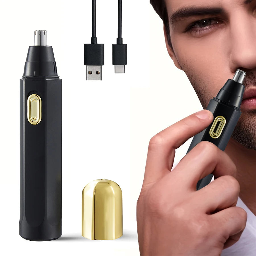 Nose hair trimmer, electric nose hair trimmer with USB charging, ear nose and ear nose hair trimmer