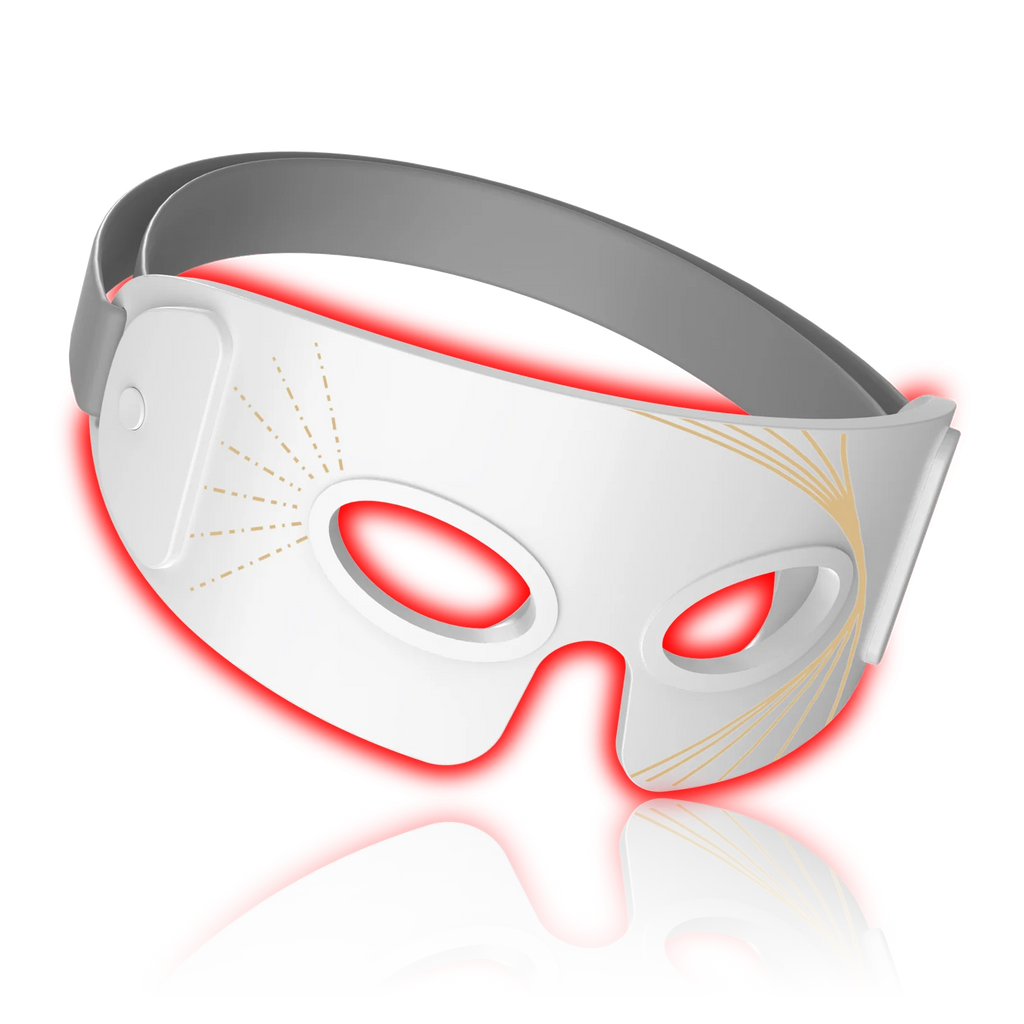 LED Eye Mask, 3 Modes Red Light Therapy, Soothe skin, Lifting Facial Quality, Reduces Dark Circles, Full Eye Coverage, For Women