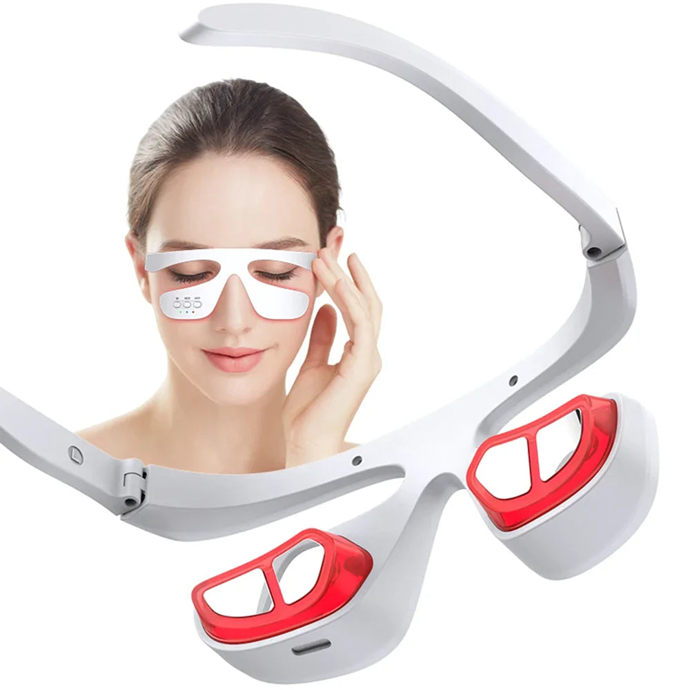 3D Eye Massager Anti-Aging Eye Massager Eyes Fatigue Relief Relaxation Relieve Dark Circles EMS Eye Care Massage Eye Bag Removal