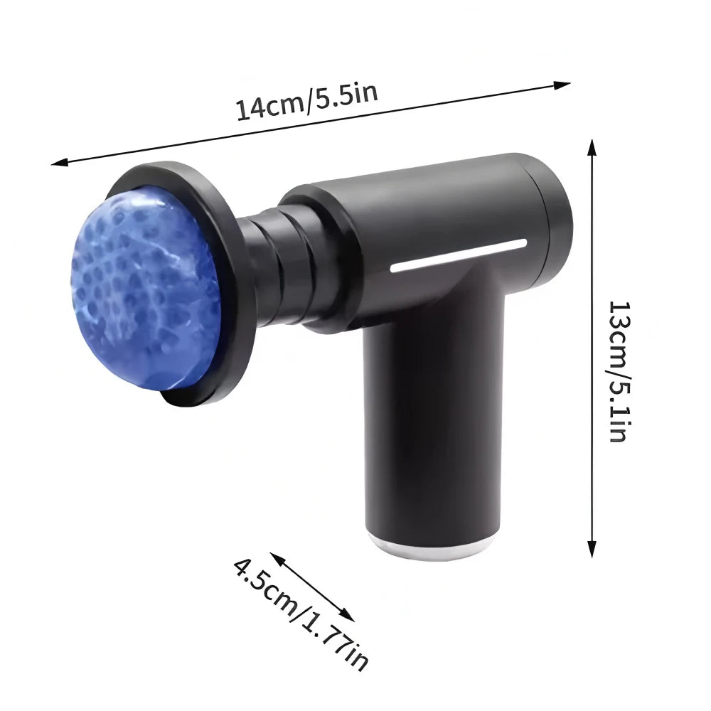Mini Muscle Massage Gun Body Massager Deep Handheld Percussion Massager For Body Back Neck Leg Cold And Hot Compress Fascia Gun