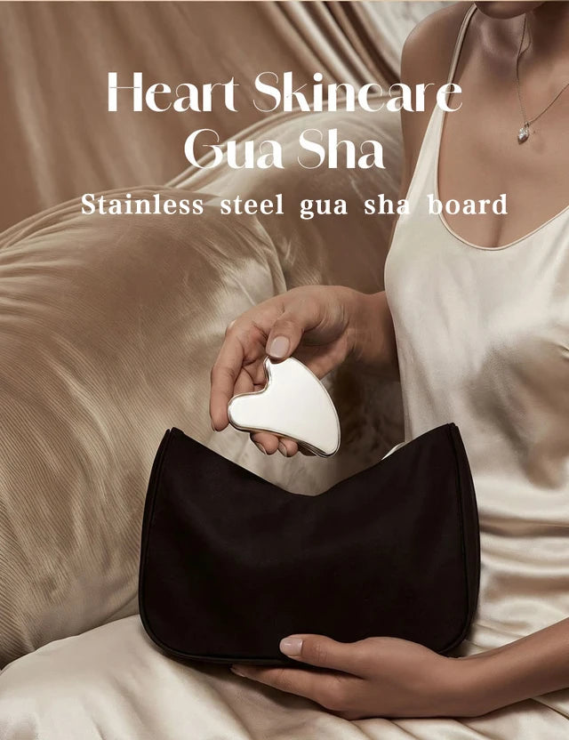 Stainless Steel Gua Sha Facial Massage Tool for Lifting & Sculpting