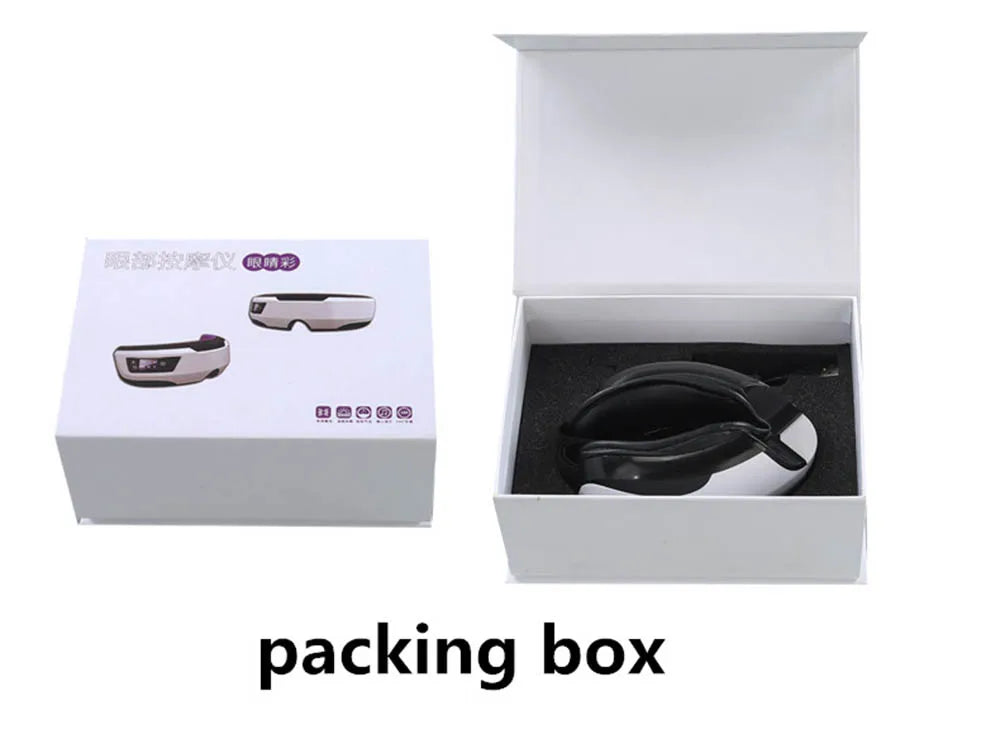 5D Intelligent Airbag Vibration Eye Massager Bluetooth Hot Compress Eyes Care Instrument Glasses Fatigue Sleep Mask Eye Massager