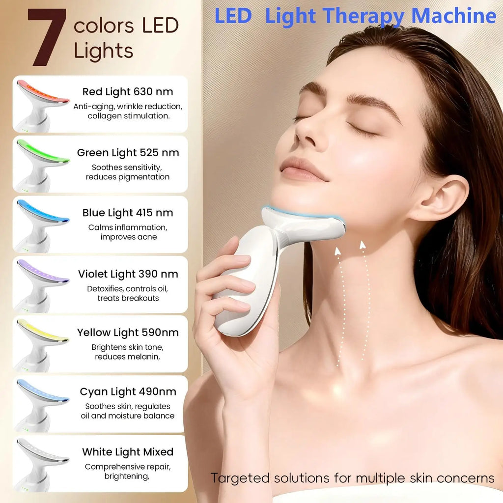 LED Light Therapy Machine Facial Skin Care Treatment Device Professional Beauty Equipment