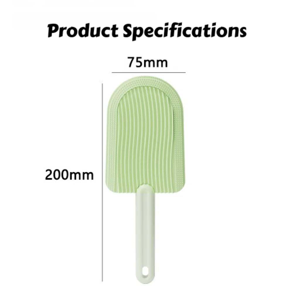 Dual-Sided Pet Grooming Brush: Detangling & Shedding Tool on One Side, Gentle Massage Bristles on the Reverse - for Pets