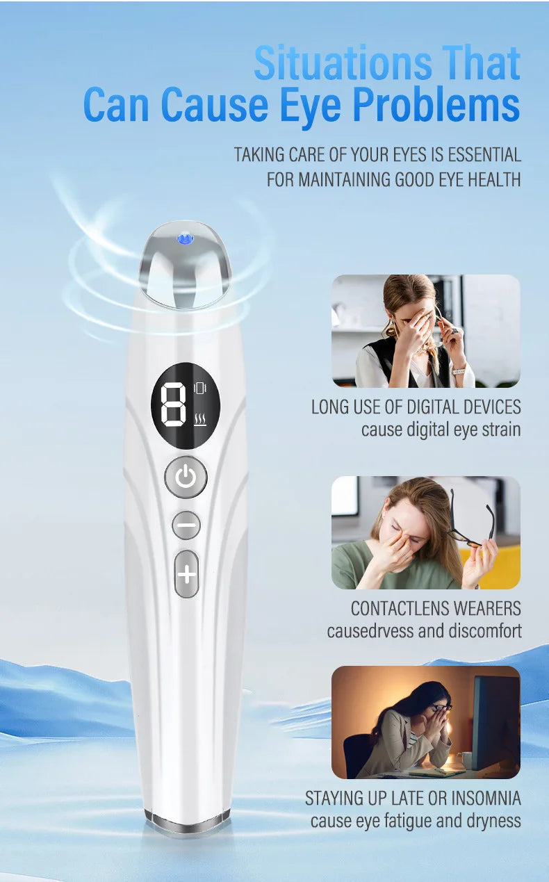 Electric Eye Massager Vibrating Eye Cream Essence Introducer Constant Eye Massager Face Eye Care Pen
