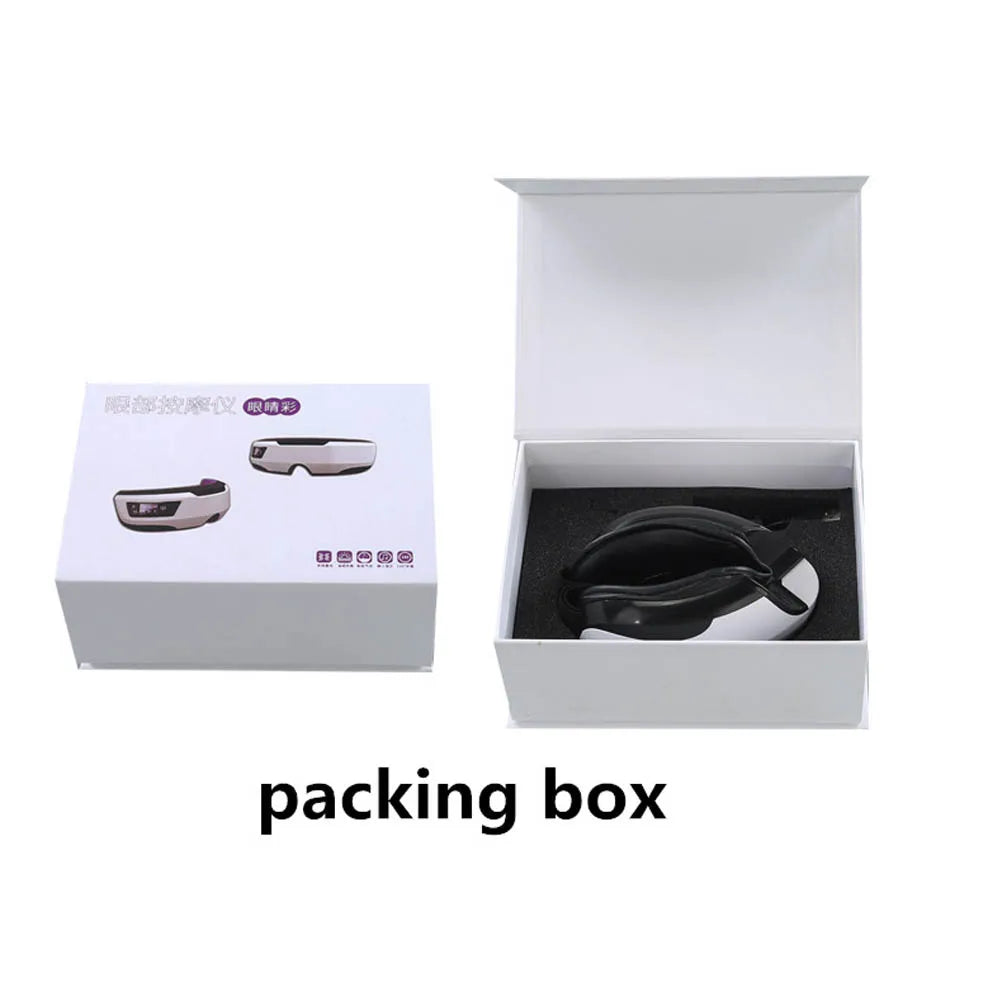 5D Intelligent Airbag Vibration Eye Massager Bluetooth Hot Compress Eyes Care Instrument Glasses Fatigue Sleep Mask Eye Massager