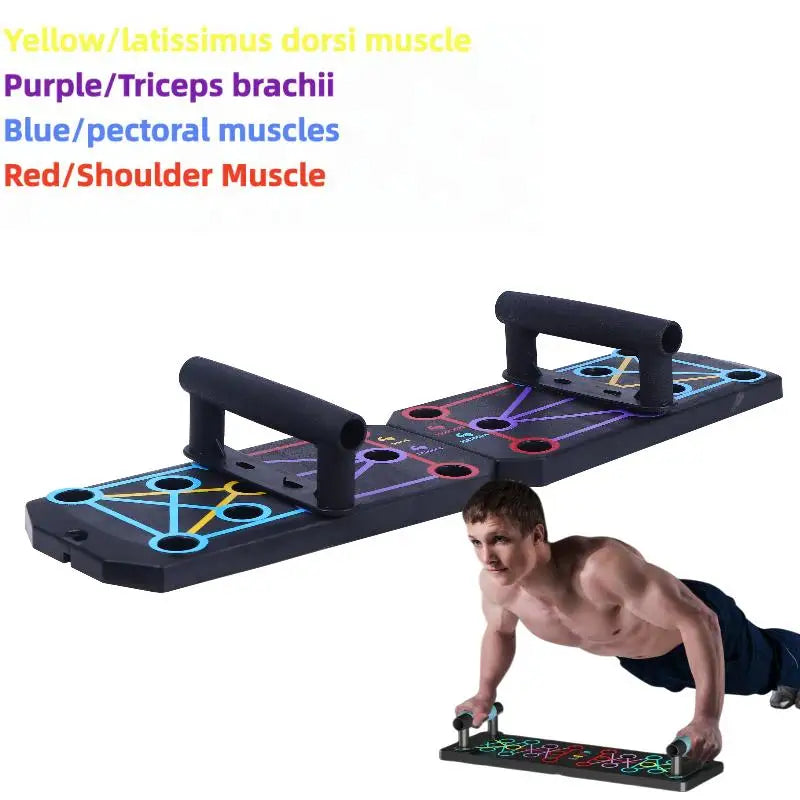 1Set Multifunctional Thicken Push Up Board Fitness Muscle Home Gym Push Up 20 Holes Push Up Stand