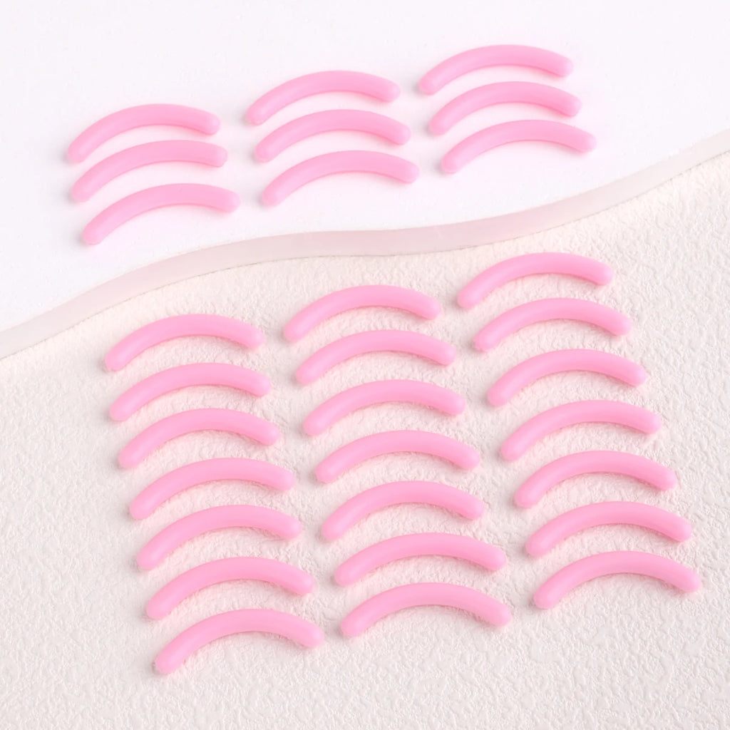 30pcs Silicone Rubber Strip for Eyelash Curler, Soft Silicone Replacement Pad for Eyelash Curler, Universal Eyelash Curler.