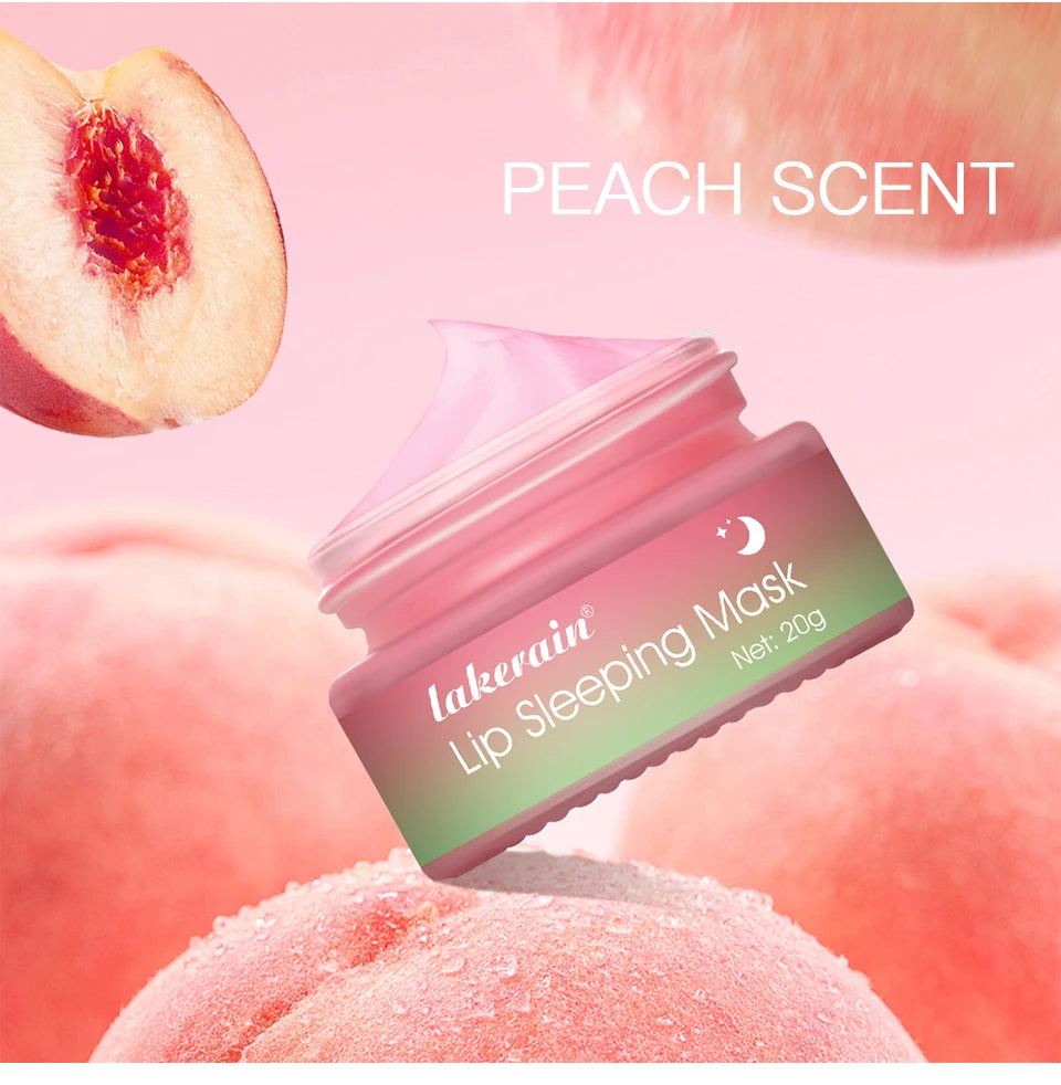 Lakerain Moisture & Collagen Booster Lip Sleeping Mask - Treatment to Restore, Hydrate & Plump Dry Chapped Lips