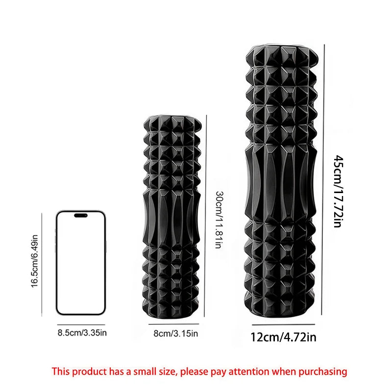 Foam Rollers for Muscle Massage 30/45CM - HIGH-Density Back Foam Roller for Back Pain Relief & Muscle Recovery in Legs & Arms