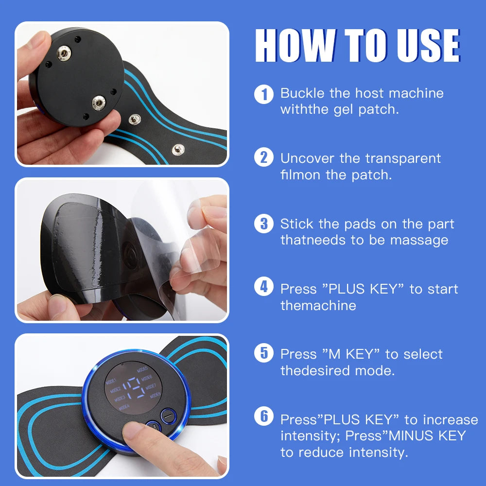 Rechargeable Neck Massager,Gel Pads for EMS Neck Massager,This Link Sells Spare PartsGel Pads And Complete Massager