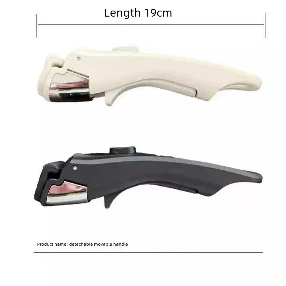 Pot and Pans Handles Food-Grade Material Handles Anti-Scalding Removable Handle Detachable Cookware Handle Kitchens Accessories