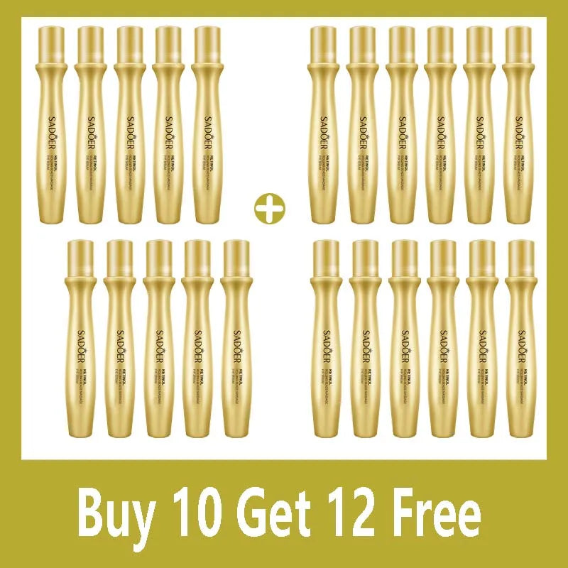 Gold Bright Eye Roller Eye Cream Hydrating Moisturizing Eye Serum  Care Dark Circles Removal Anti Bags