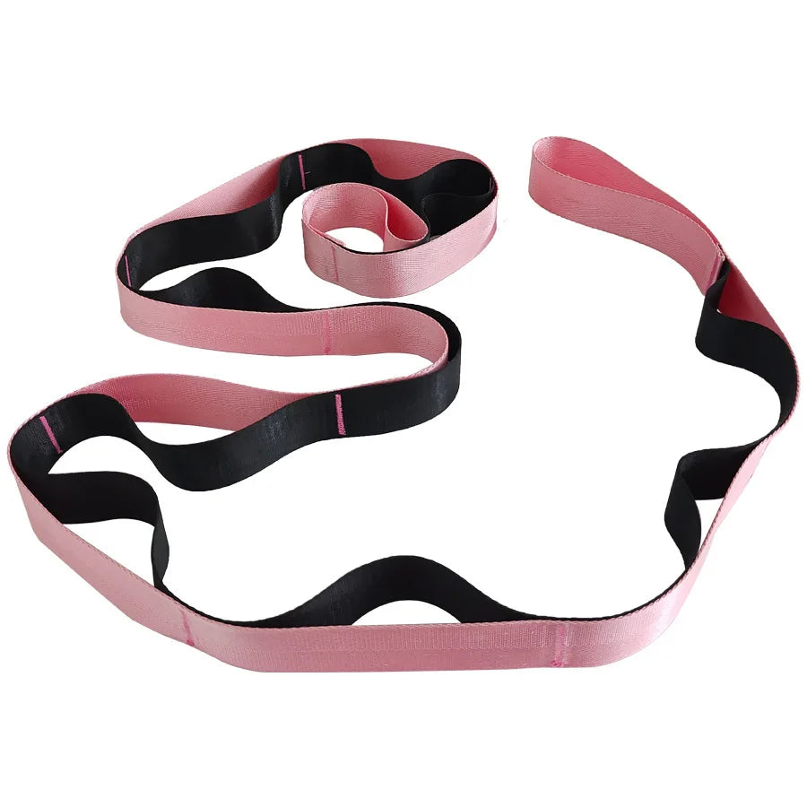 Stretching Strap Yoga Strap with Loops, Stretch Straps for Physical Therapy, Non-Elastic Exercise Strap for Pilates, Dance,Sport