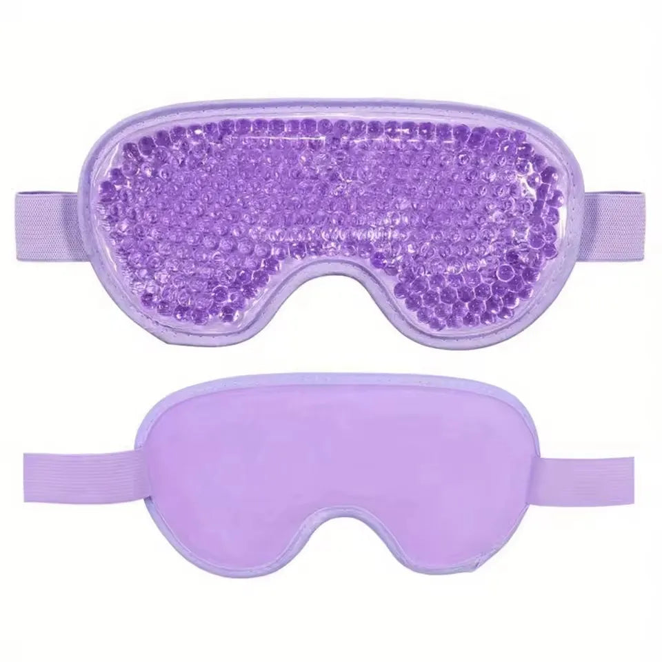 Cooling Eye Mask with Gel Bead Reusable Cold Compress Ice Pack Sleeping Eye Cooling Pads for After Eyelid Surgery Skin Care Tool