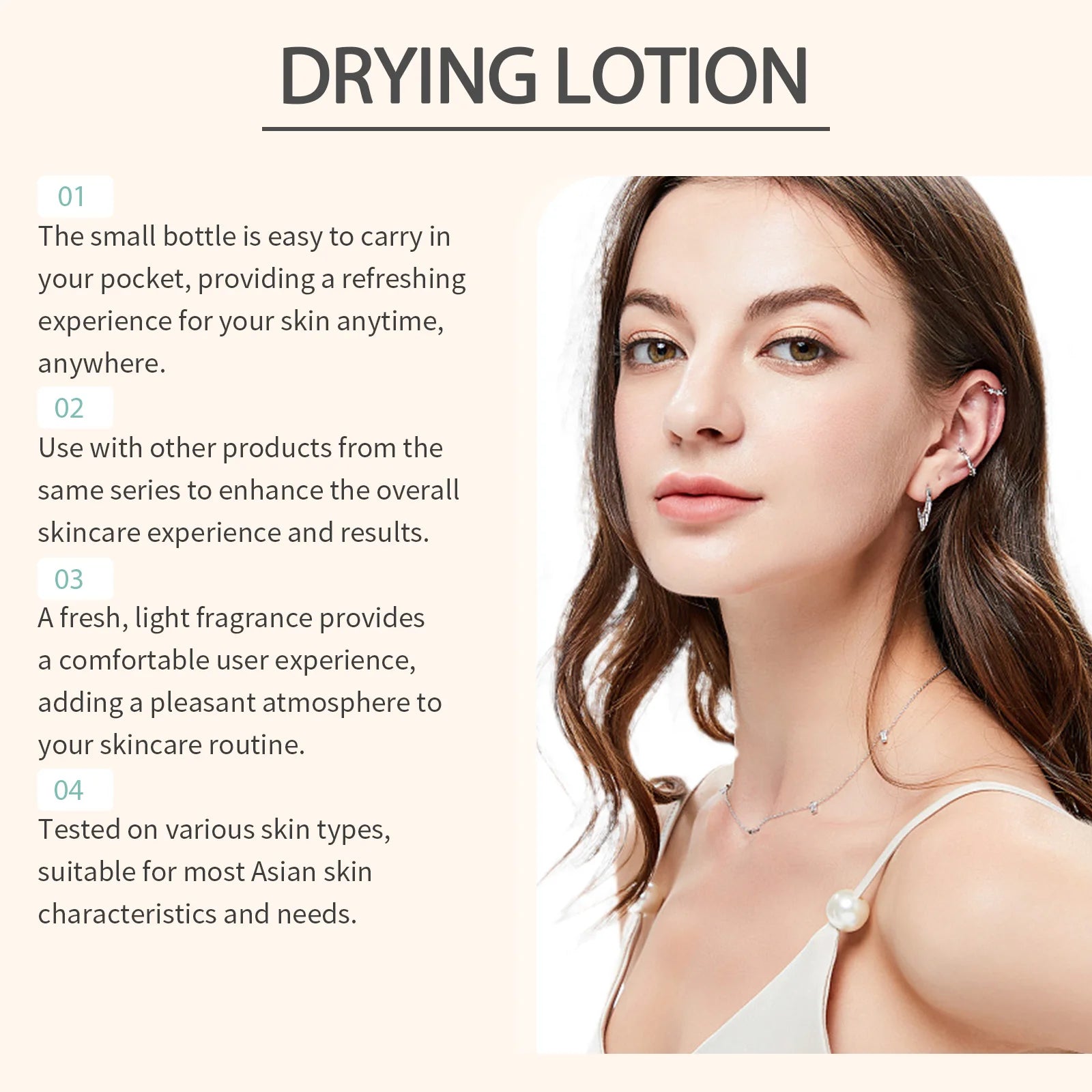 Acne Buster Salicylic Acid Lotion With Cotton Swab Set Oil Control Blackhead Remover Pore Cleanser Face Treatment Essence Serum