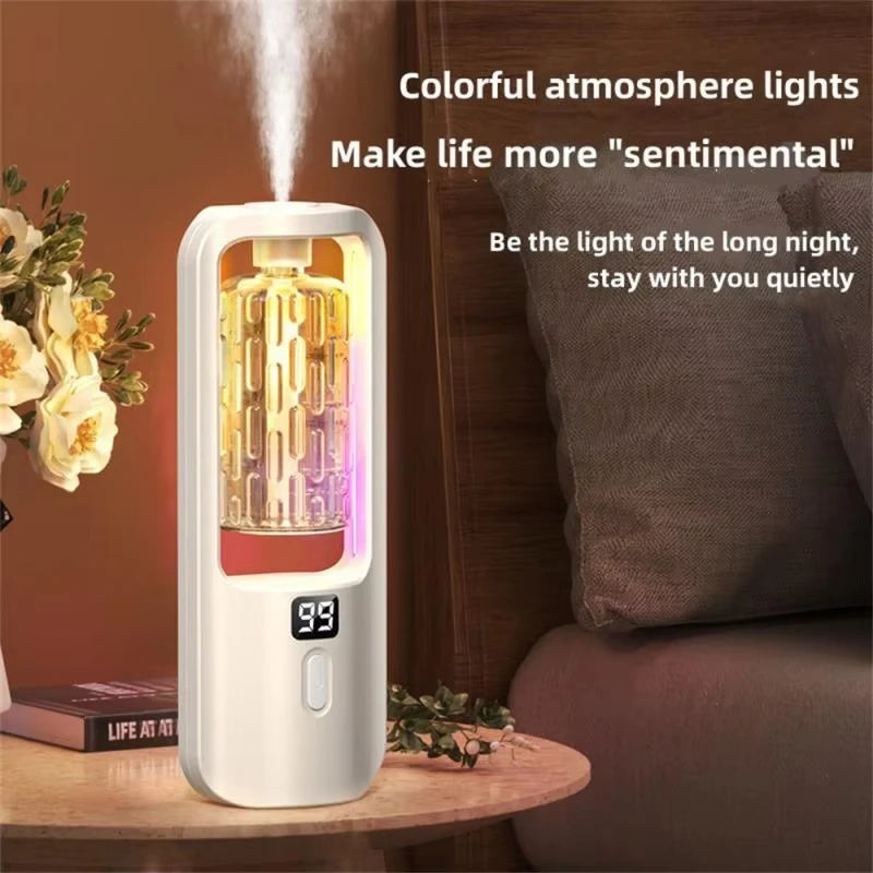 50ml Essential Oils Diffuser USB Multi-mode LED Digital Display 7 Gear Home Wall Mounted Display Air Freshener Smart Fragrance