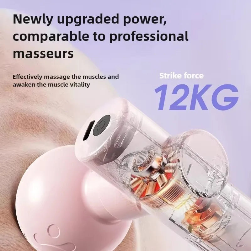 2026 Massage Gun, Deep Tissue Muscle Handheld Percussion Massager For Body, Back And Neck, Ultra Compact Elegant Design Recharge