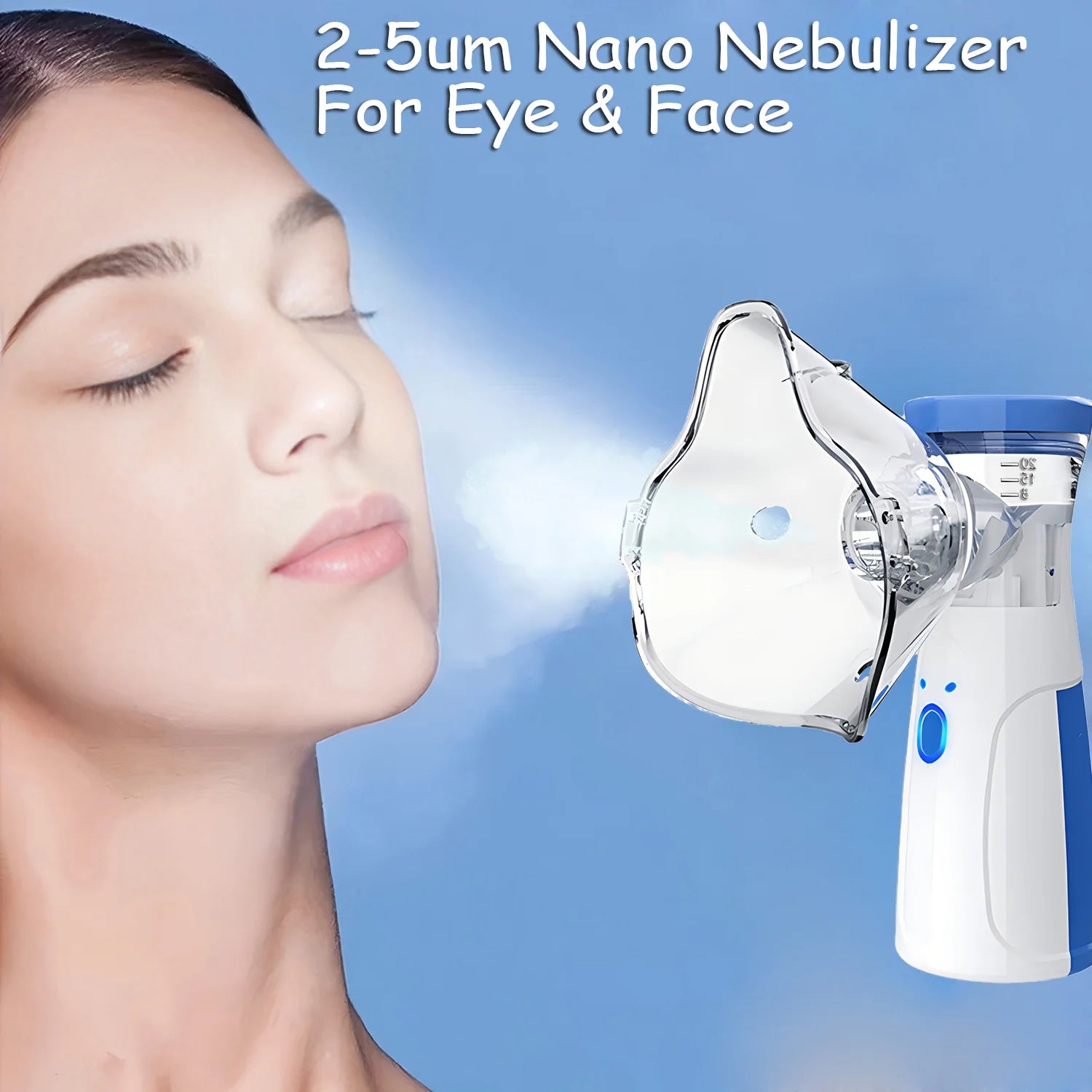 Spray-head Nano Mist Sprayer Mini Handheld Hydrating Humidifier Skin Care Portable Facial Steamer Nebulizer