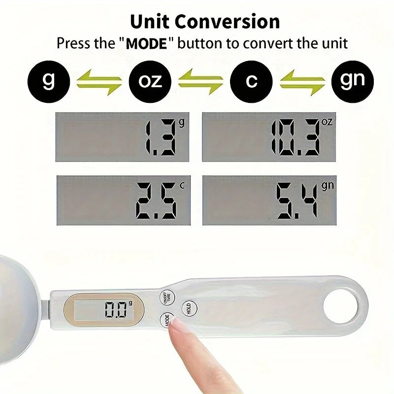 Digital Kitchen Scale 500g/0.1g Precision for Cooking, Baking, Coffee, Tea, Home Kitchen LCD Scale Digital Mini Spoon Scale