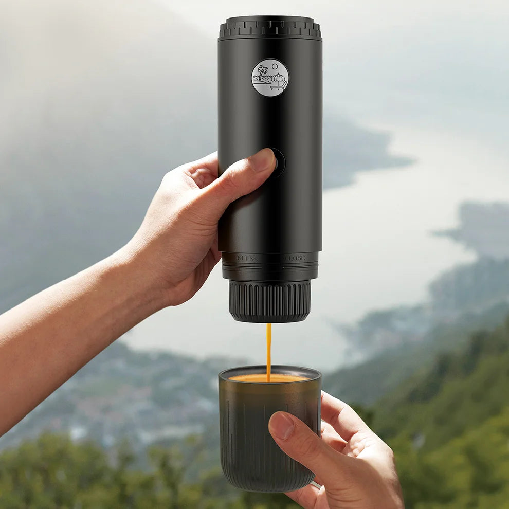 Portable Espresso Machine 3-in-1 Travel Coffee Maker for Camping Hiking Office Self-Heating with USB-C