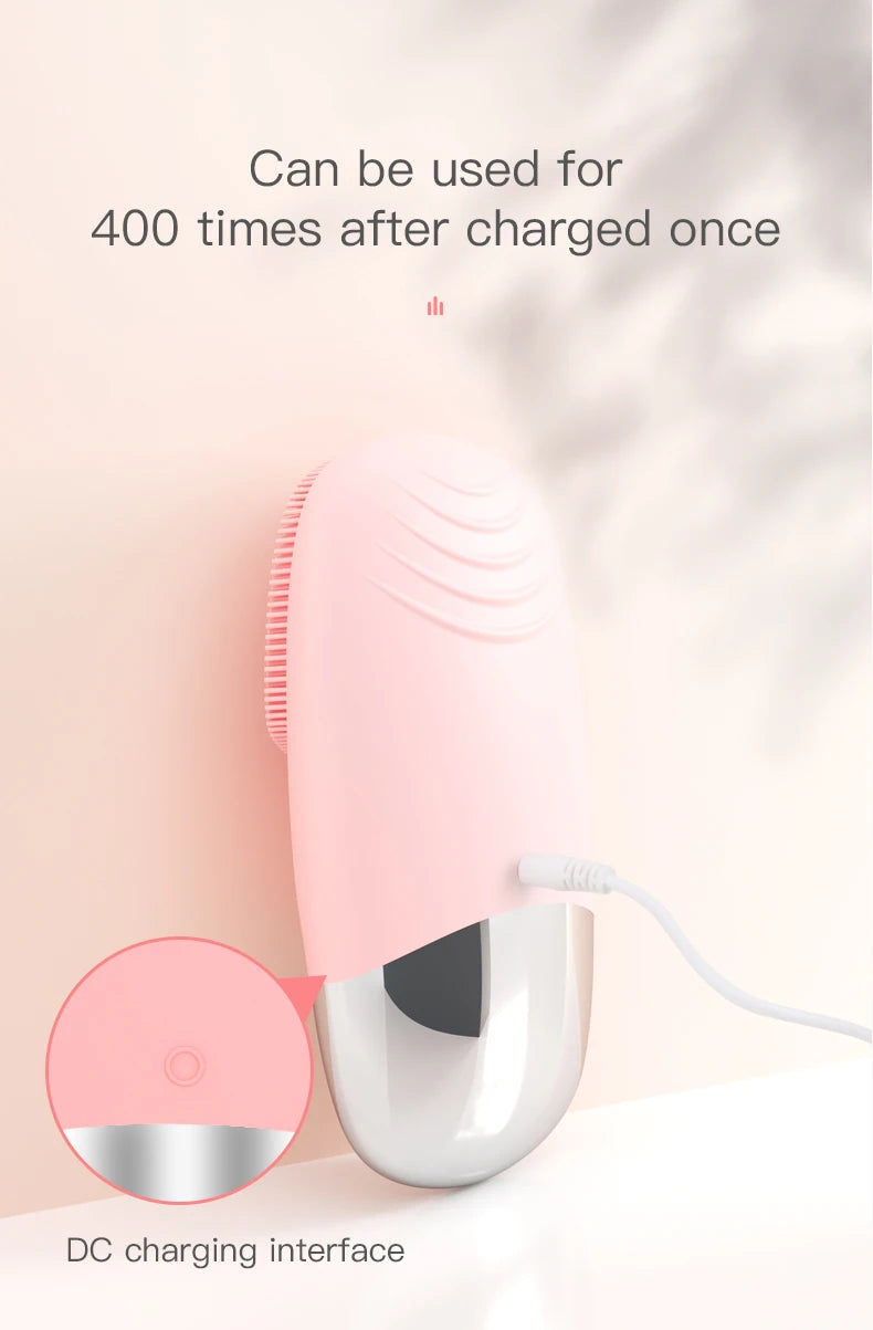 Electric Face Cleansing Brush Sonic Electric Facial Cleanser Facial Cleansing Brush Skin Scrubber Skin Massager Skin Care Tools