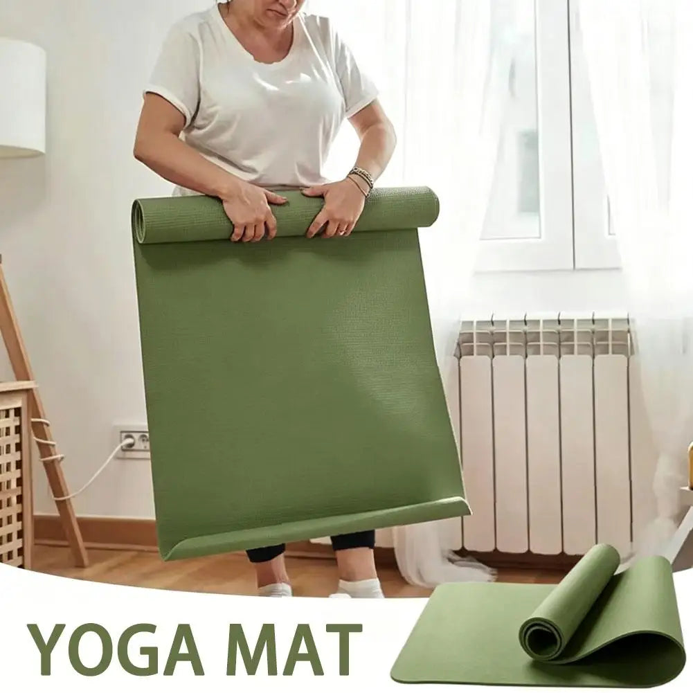 Yoga Mat Anti-skid Sports Exercise Mat for Yoga & Pilates Moistureproof Thickened Camping Picnic Mat Foam Sleeping Pad