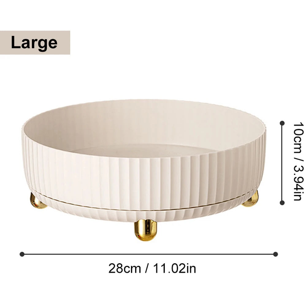1PCS Cosmetic Perfume Organizer, 360° Rotating Cosmetic Organizer, Large Capacity Cosmetic Organizer for Living Room Bedroom.