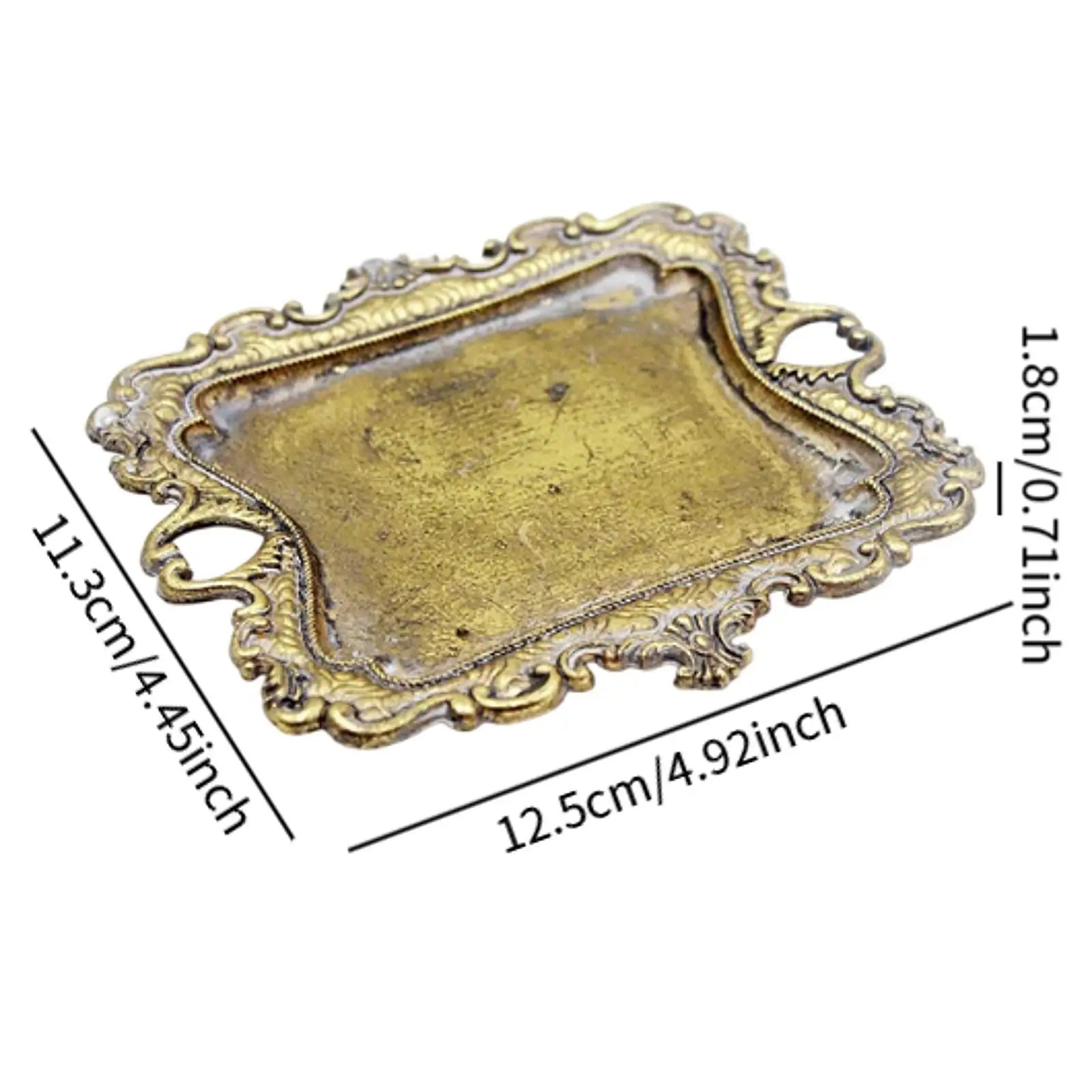 Vintage Design Trinket Dish Tray Cosmetics Makeup Organizer Sturdy Versatile
