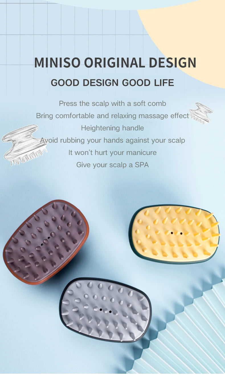 Silicone Hair Washing Brush Massage Brush Adult Hair Washing Tool Shampoo Comb Head Brush Scalp Scratcher Shampoo Brush