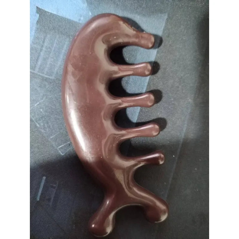 Gua Sha Massage Comb - Suitable for Head, Face, Scalp and Full Body - Gua Sha Relaxation Tool (Made of Resin Material)