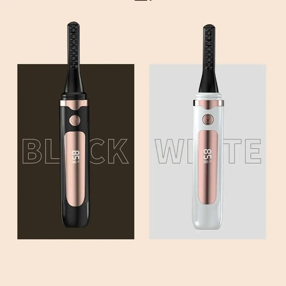Long Lasting Electric Heated Eyelash Curler 4 Modes Temperature Anti-scald Portable Eyelash Curling Device LED Screen Effortless