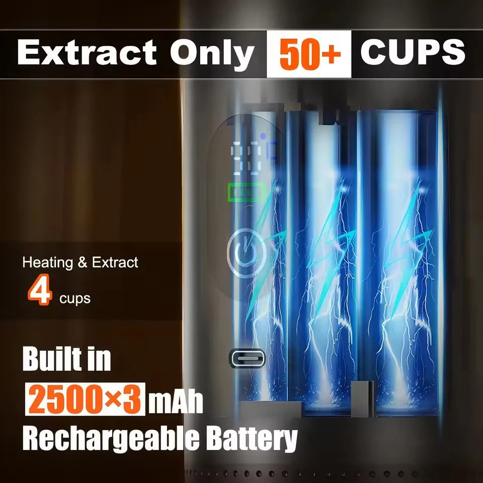 Mi Portable Espresso Coffee Machine With Digital Display 3-in-1 Capsule Coffee Maker for Car & Home Camping Coffee Maker