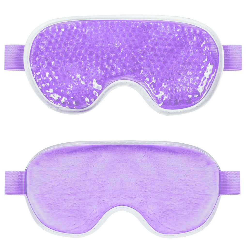 Cooling Eye Mask with Gel Bead Reusable Cold Compress Ice Pack Sleeping Eye Cooling Pads for After Eyelid Surgery Skin Care Tool