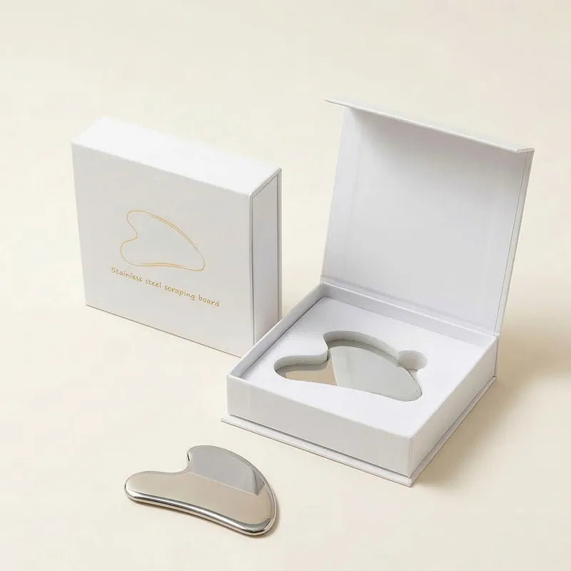 Stainless Steel Gua Sha Facial Massage Tool for Lifting & Sculpting