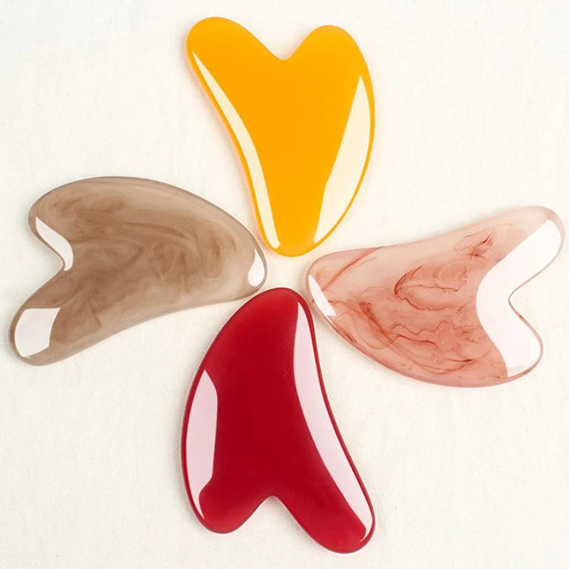 【Resin Gousha Stone For The Face Roller Gouache Scraper Gousha Stone Face Roller Gua Sha Tool Face Roller Massager】