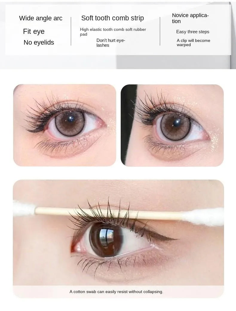 Beginner Makeup Tool Eyelash Curler Waterproof Natural False Eyelash Curler