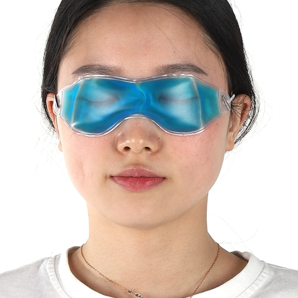 Gel Cooling Eye Mask Ice Therapy Compress Pads Sleep Goggles Spa Patch Healing Gels For Comfort Masks Dark Circles Remover Eye