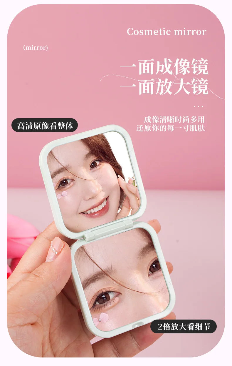 Round Mini Makeup Mirror Dustproof Small Makeup Mirror Gift For Birthday