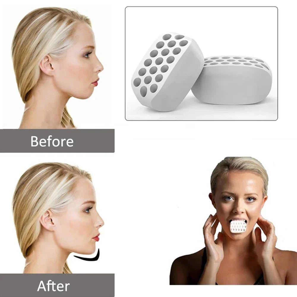 Fitness Facial Massage Box, Jaw Exerciser, Chew Ball, Bite, Bite, Mouth Exerciser