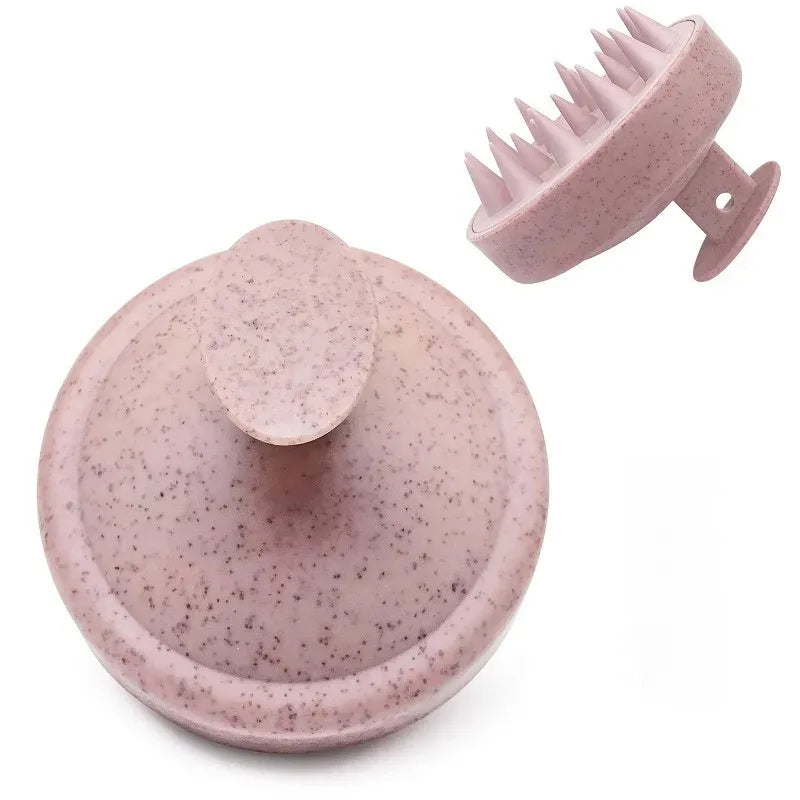 Scalp Scrubber Shampoo Brush Massager Clean Scalp Comb With Handle Hair Washing Brush Scalp Exfoliator Brush Head Scrubber Tools