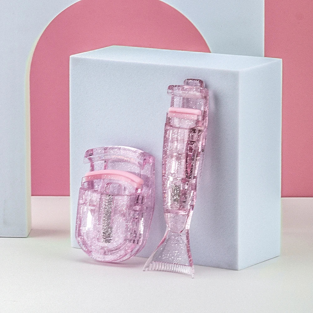 2pc Eyelash Curler Travel Eyelashcurler for All Eyes Shapes Mermaid eyelash curler Portable eyelash curler