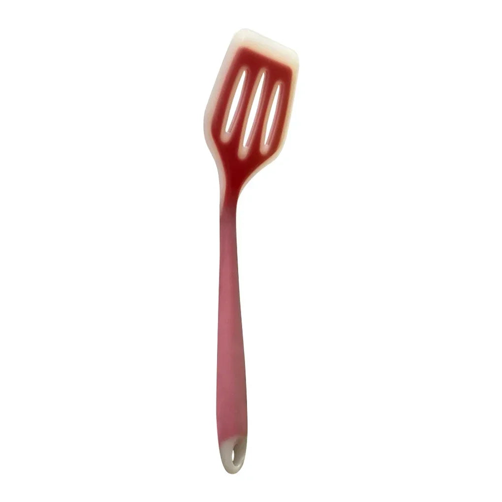 Color Silicone Kitchen Ware Non-stick Set Cooking Utensils Tools Egg Fish Frying Pan Scoop Fried Shovel Spatula Cooking Utensils