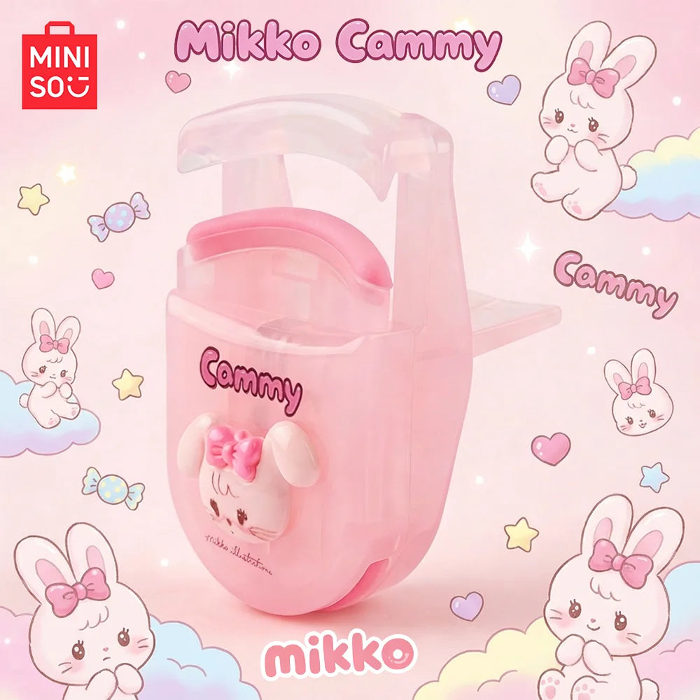 MINISO MIKKO Series Portable Curling Eyelash Curler Makeup Tool Eyelash Curler Eyelash Tool Eyelash Curler