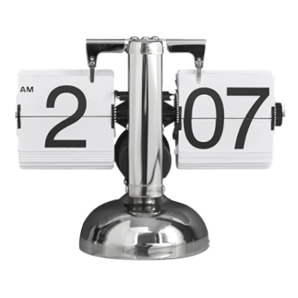 Clock Digital  Down Clock Retro Minimalist Single Foot Mechanical Auto  Clock Desk Clock for Home Livingroom